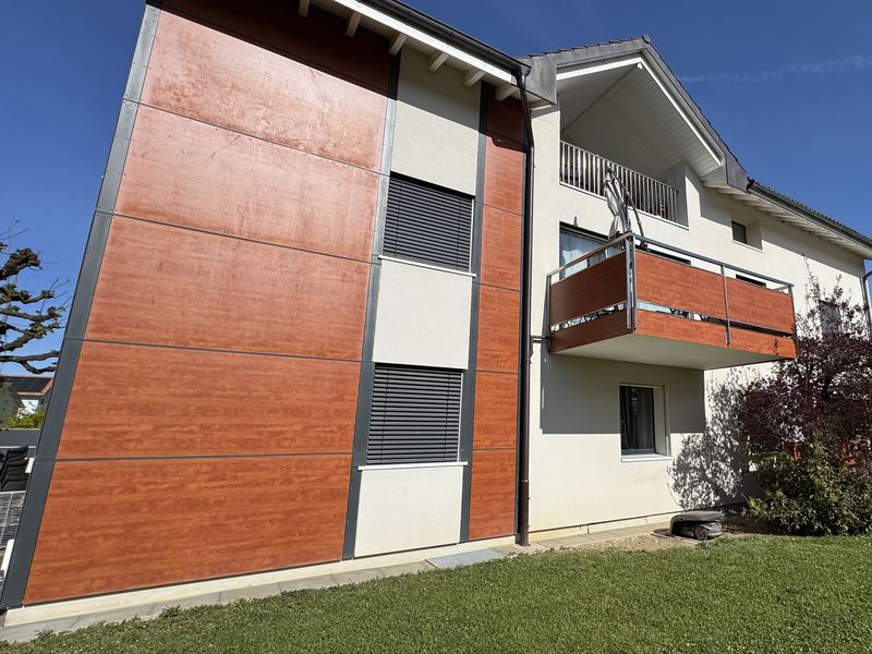 Apartment building in Echallens, Switzerland, with HyvivaGrid installed in the basement